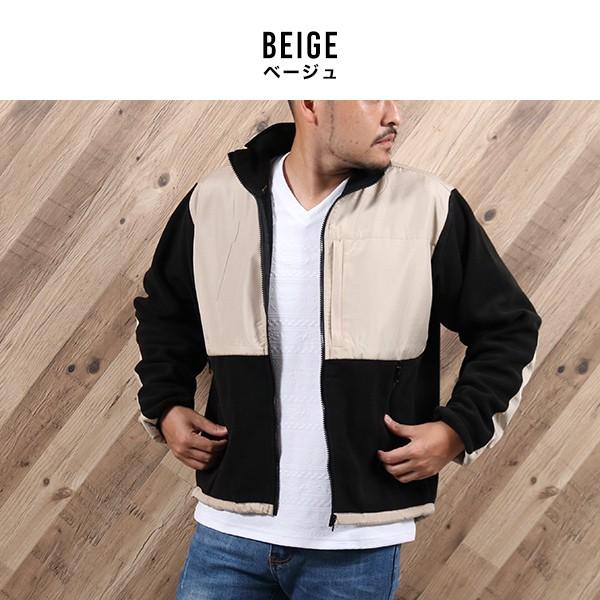 フリース ジャケット メンズ フリースジャケット 切り替え ジップ ジャケット パーカー アウトドア スポーツ アスレジャー 宅配便 S Jkt N Mart 通販 Yahoo ショッピング