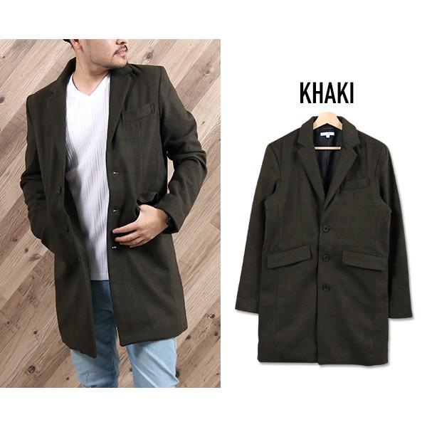 チェスターコート メンズ スリム ロング メルトン ウール アウター カジュアル 大きいサイズ 宅配便送料別 S Jkt N Mart 通販 Yahoo ショッピング