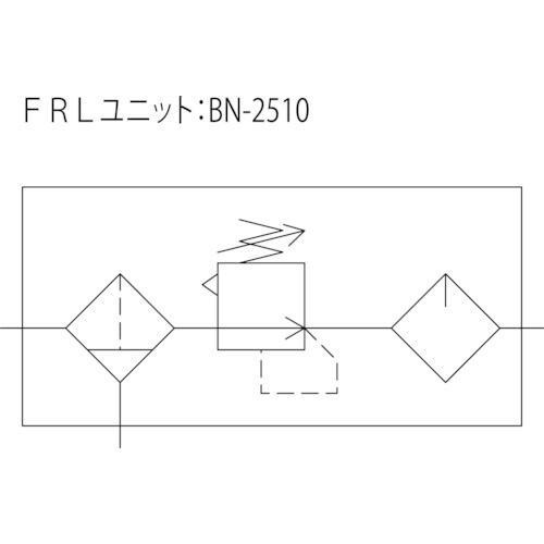 日本精器 ＦＲＬユニット８Ａ一体型 BN-2510-8(BN2510-8A) 【103-6114】