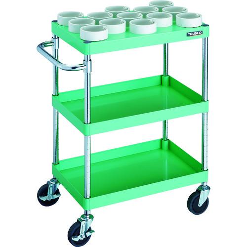 トラスコ中山 ＴＲＵＳＣＯ フェニックスワゴン ６００Ｘ４００ＸＨ８８０ ＨＳＫ１００Ａ ＹＧ色 PEW-TL962D-YG