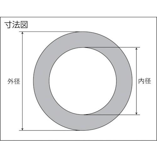 ニチアス ジョイントシートガスケット ＴＯＭＢＯ ＮＯ．１９９５ 内面 呼び径（Ａ）：８０ 1995-5K-80A-2T-RF  【115-2375】｜n-nishiki｜02