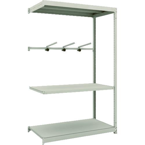 トラスコ中山 ＴＲＵＳＣＯ Ｍ１．５型軽中量棚 １１６０Ｘ５９５Ｘ１８００ ３段 アーム１段 連結 M1.5-6463-A1B