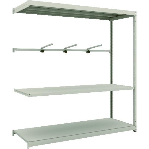 トラスコ中山 ＴＲＵＳＣＯ Ｍ１．５型軽中量棚 １７６０Ｘ５９５Ｘ１８００ ３段 アーム１段 連結 M1.5-6663-A1B