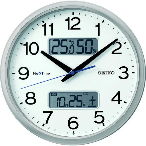 豪華 ”セイコーネクスタイム 電波掛時計 ＳＥＩＫＯ セイコークロック ＺＳ２５１Ｓ” 【158-4426】 ZS251S （ハイブリッド電波時計） その他DIY、業務、産業用品