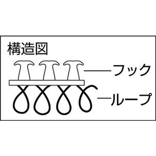 ＴＲＵＳＣＯ マジックバンド［［Ｒ下］］結束テープ両面幅１０ｍｍＸ長さ１．５ｍ黒 MKT-1015-BK  【361-9826】｜n-nishiki｜03