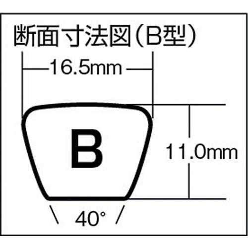 三ツ星 標準型ＶベルトＢ型 呼び番号９９インチ B-99  【383-3101】｜n-nishiki｜03