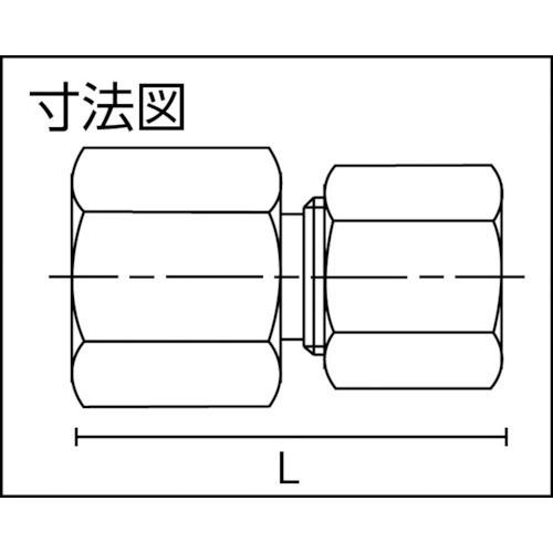 ＡＳＯＨ 内ネジリングジョイント ＰＴ１／２ＸΦ１２ RF-1412  【406-8611】｜n-nishiki｜03