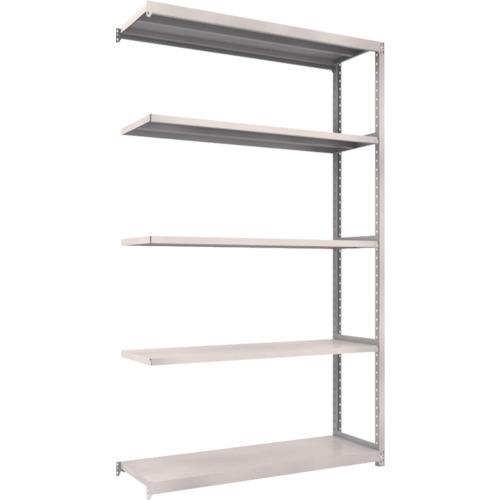 トラスコ中山 ＴＲＵＳＣＯ Ｍ２型軽中量棚 １４６０Ｘ４５０ＸＨ２４００ ５段 連結 ネオグレー M2-8545B NG(ネオグレー)