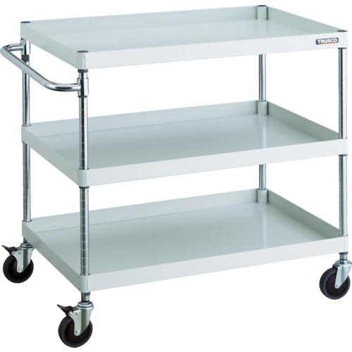 トラスコ中山 ＴＲＵＳＣＯ フェニックスワゴン 省音 ９００Ｘ６００ＸＨ８８０ ３段 Ｗ色 PEW-993C-W