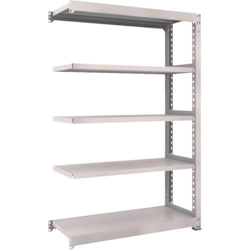 トラスコ中山 ＴＲＵＳＣＯ Ｍ３型中量棚 １２００Ｘ４７１ＸＨ１８００ ５段 連結 ネオグレー M3-6455B NG(ネオグレー)