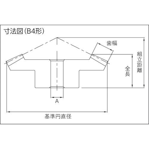 小原歯車工業 ＫＨＫ かさ歯車ＳＢ２．５−６０１５ SB2.5-6015 【856