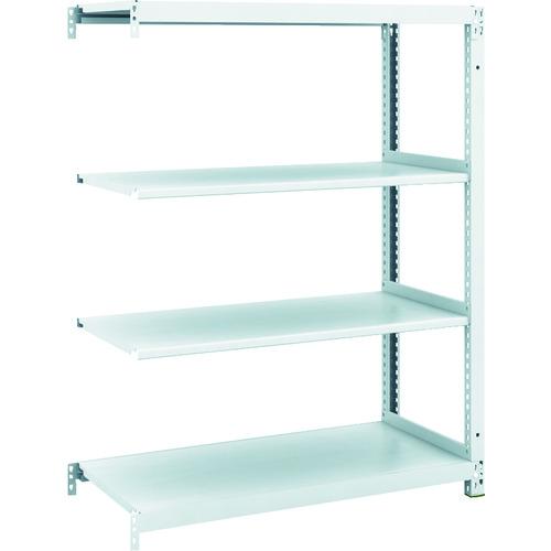 トラスコ中山 ＴＲＵＳＣＯ Ｍ１型抗菌塗装ボルトレス軽量棚９００Ｘ４２０ＸＨ１２００ ４段 連結 M1-4344B