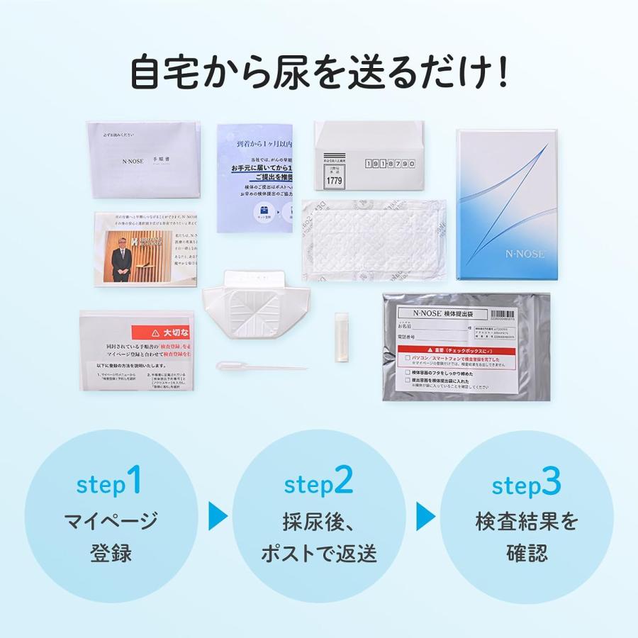 最速配送】N-NOSE がん検査キット手軽に全身のがんリスクを早期発見