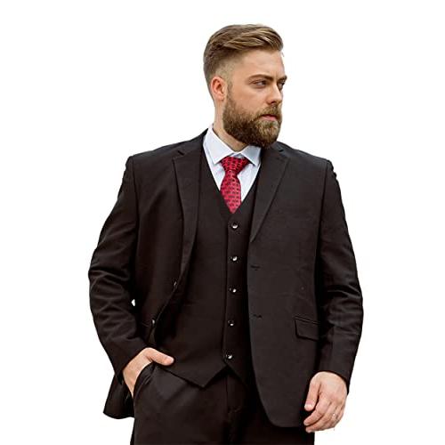 Evrsutu] メンズ スーツ 大きいサイズ ビジネス無地 おしゃれ 定番