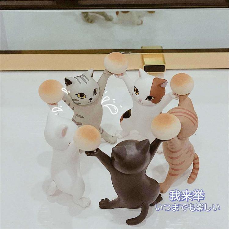 猫5点セット ペン立て ペンスタンド 面白かわいい 雑貨 インスタ映え 