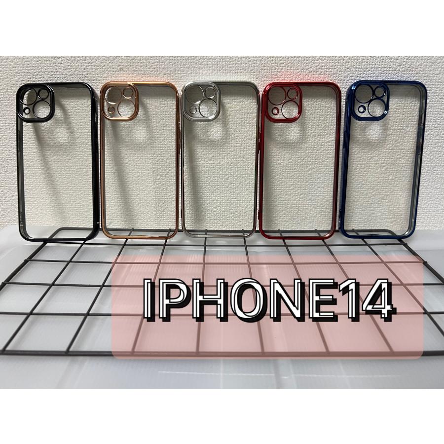 シンプルメタリックメッキベゼルｉＰｈｏｎｅ ケース　iPhone14/シリーズ13シリーズ/12シリーズ各種対応 アイフォン ケース｜n-palanet｜11