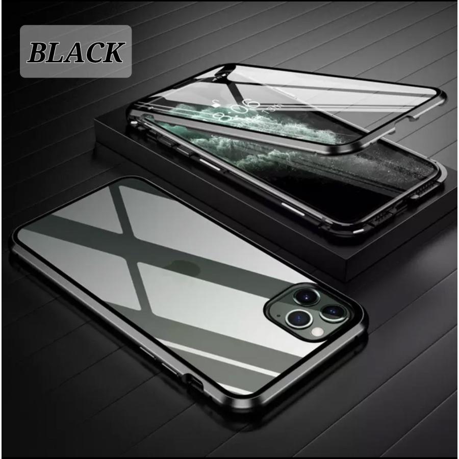 ｉＰｈｏｎｅ ケース　両面強化ガラス　アルミニウムバンパーベゼル　iPhone15/14/13シリーズ各種対応 アイフォン ケース｜n-palanet｜02