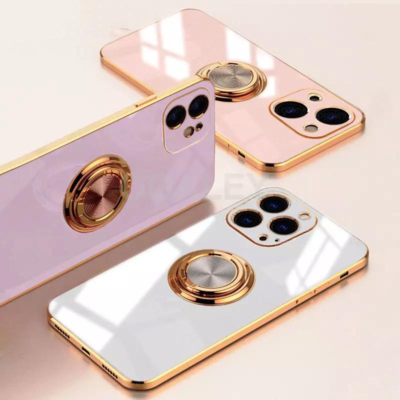 iPhone iPhone ケース ゴールドメッキリング 高見え かわいい