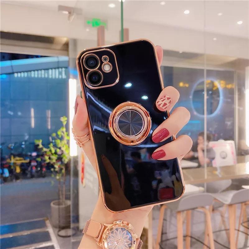 iPhone iPhone ケース ゴールドメッキリング 高見え かわいい 