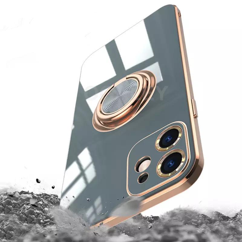 iPhone iPhone ケース ゴールドメッキリング 高見え かわいい