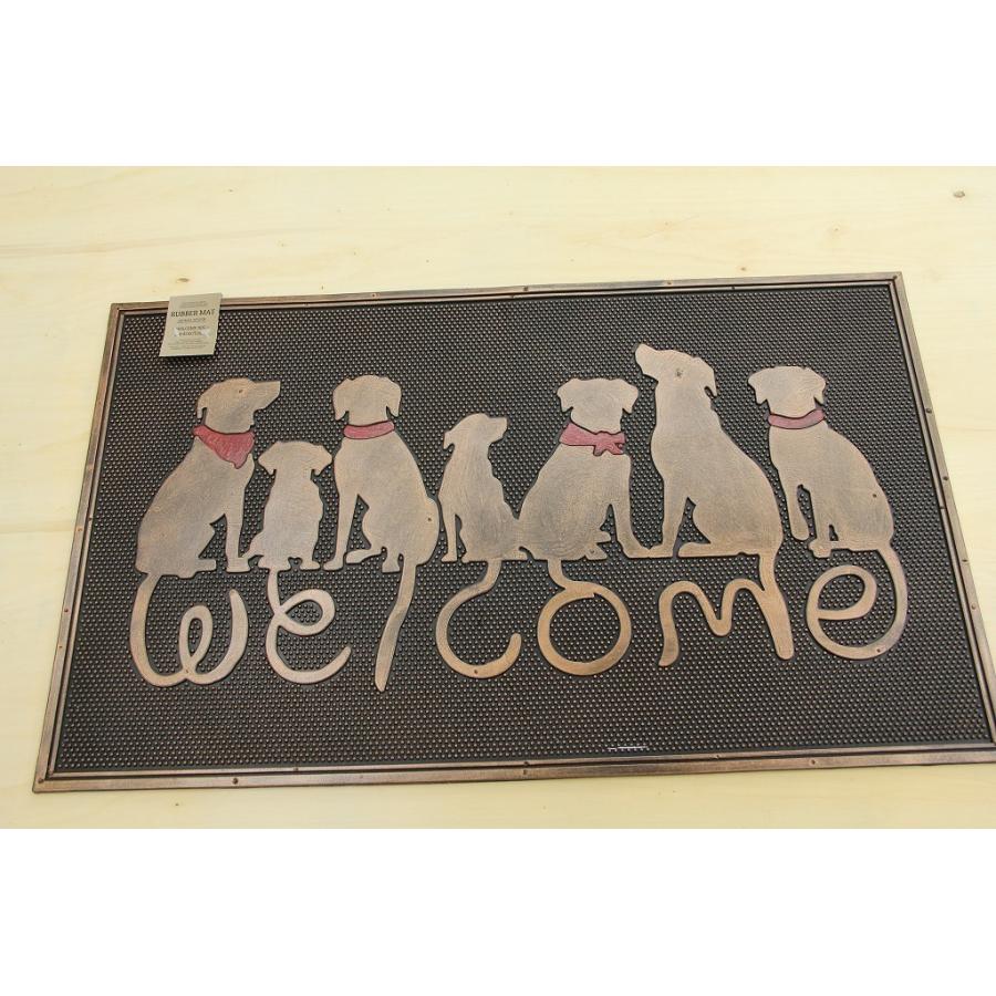 玄関マット 犬 わんちゃん 屋外用 ラバーラグ おしゃれ デザインドアマット マット ドアマット 室外 家庭用 ドッグ アニマル Mat 0010 174 インテリアショップ N Plaza 通販 Yahoo ショッピング