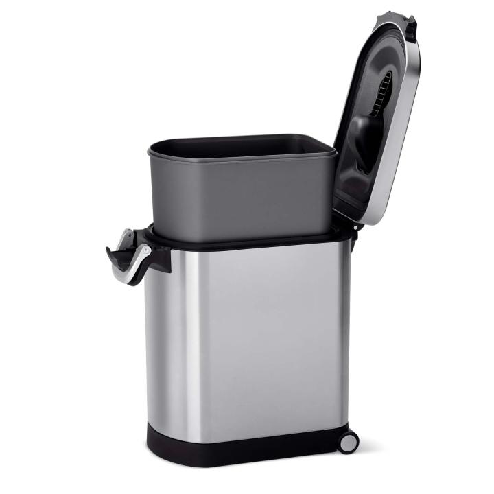 【美品】レア！simplehumanシンプルヒューマン　フードストッカー ペット フードカン ) simple human シンプルヒューマン ペット