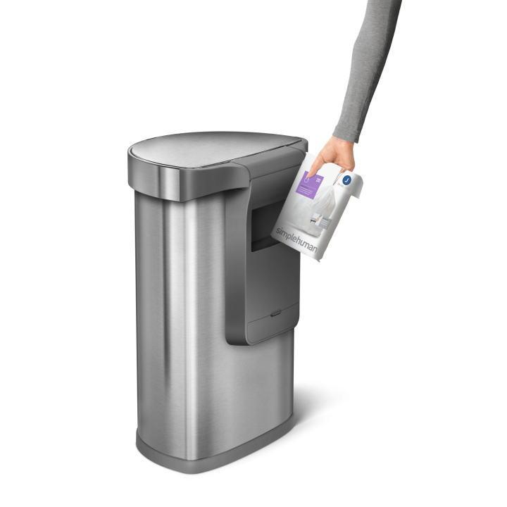 simplehuman（シンプルヒューマン） ( センサーカン セミラウンド 45L