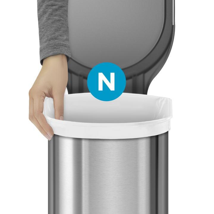 simplehuman  ゴミ箱　ステンレス n-raffine_125