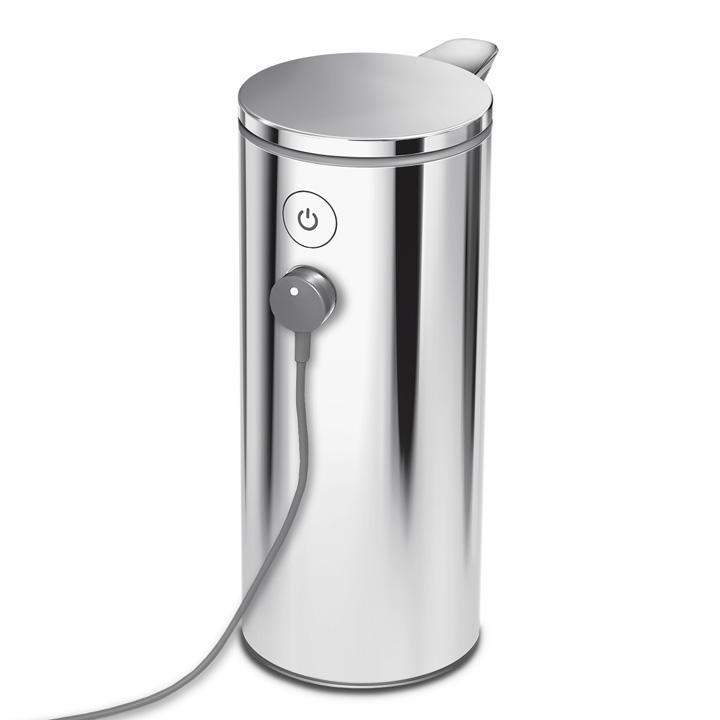 充電式センサーポンプ シルバー ツヤあり ST1044 ) simple human 充電式センサーポンプ シルバー ツヤあり ST1044 ) simple human