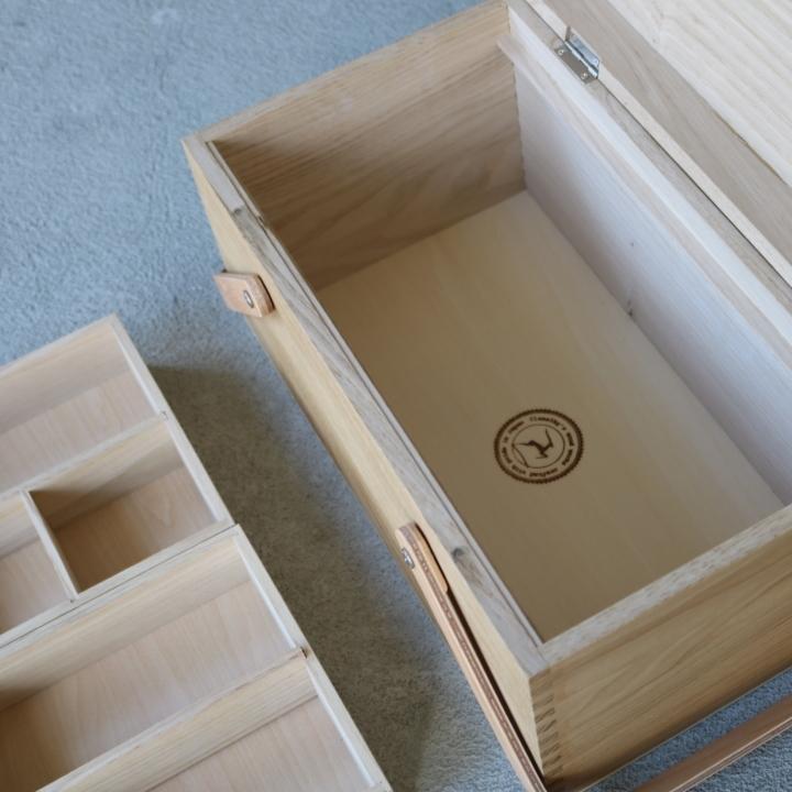 栗のソーイングボックス ) 倉敷意匠 裁縫箱 刺繍 編み物 手芸 パッチ