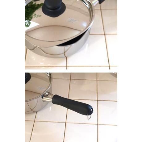 柳宗理 在庫限り ステンレス片手鍋 18cm（ミラー） : ラフィネ