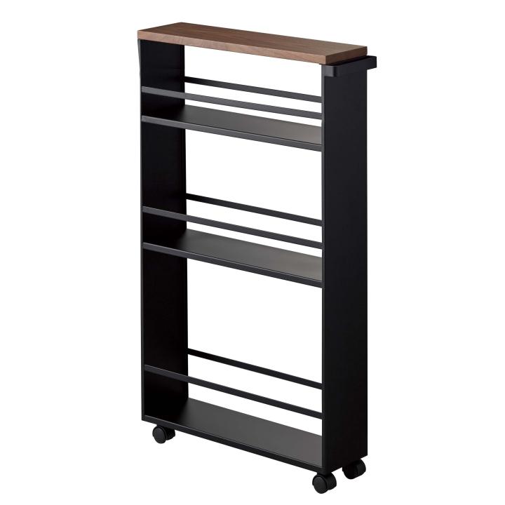 山崎実業 ( ハンドル付き スリムワゴン タワー ブラック tower タワー