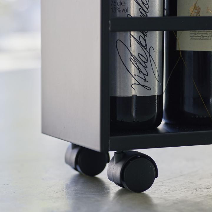 山崎実業 ( ハンドル付き スリムワゴン タワー ブラック tower タワー