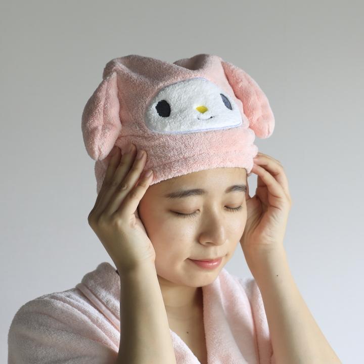 マイメロディ (メール便1枚までOK)( 吸水 ヘアキャップ ) 日本限定