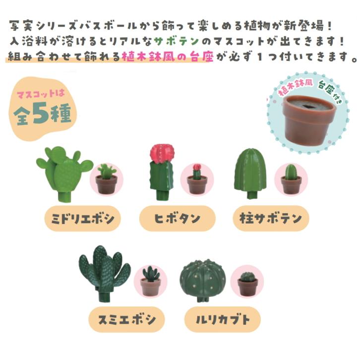 10%OFFクーポン)( サボテン バスボール ) 1個から 組み合わせ 自由