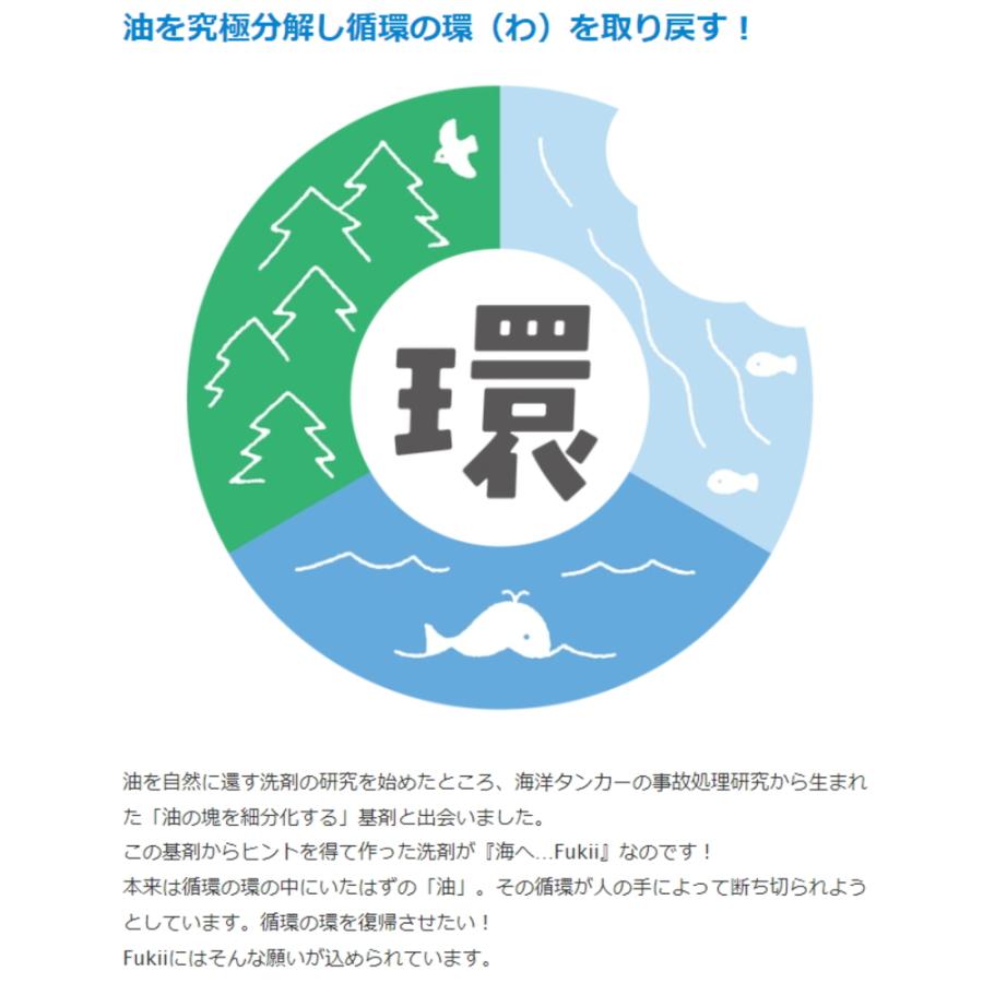 (メール便1個までOK)( 海へ… Fukii 詰め替え 1個 ) がんこ 本舗 洗濯 洗剤 中性 柔軟剤 不要 すすぎ0 節約 節水 時短｜n-raffine｜08