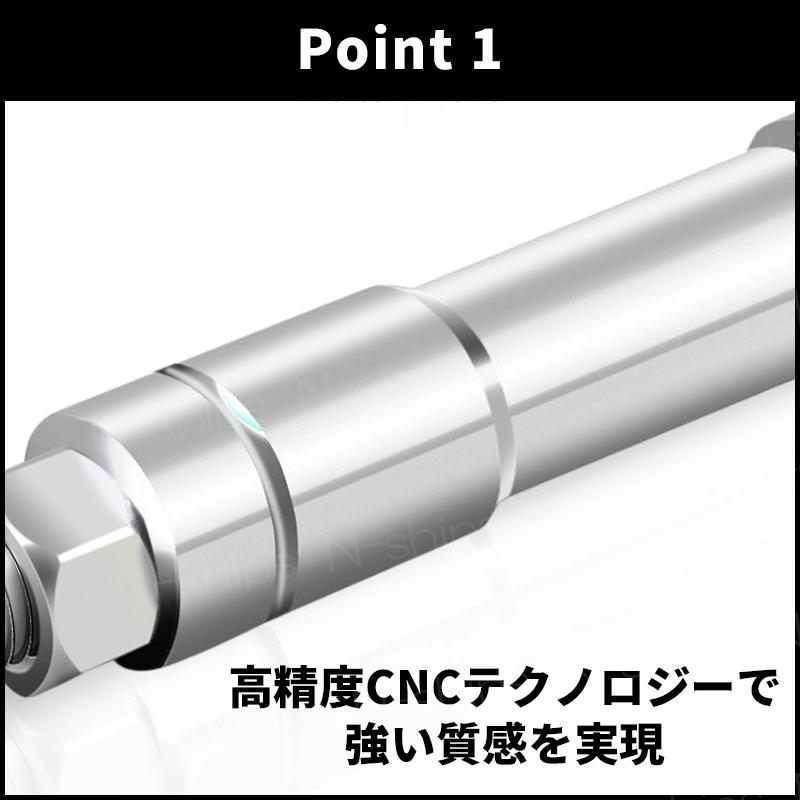 ブレースバー ハンドルブレース バイク ドレスアップ オートバイ 取り付け シルバー カスタム アクセサリー 汎用 22.2 アルミ | ブランド登録なし | 05