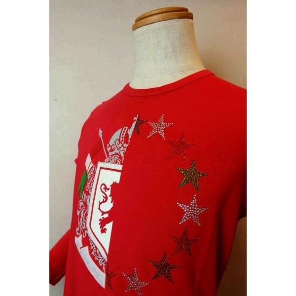 セール35％OFF USUALIS ウザリス ロングTシャツ レッド 秋冬 