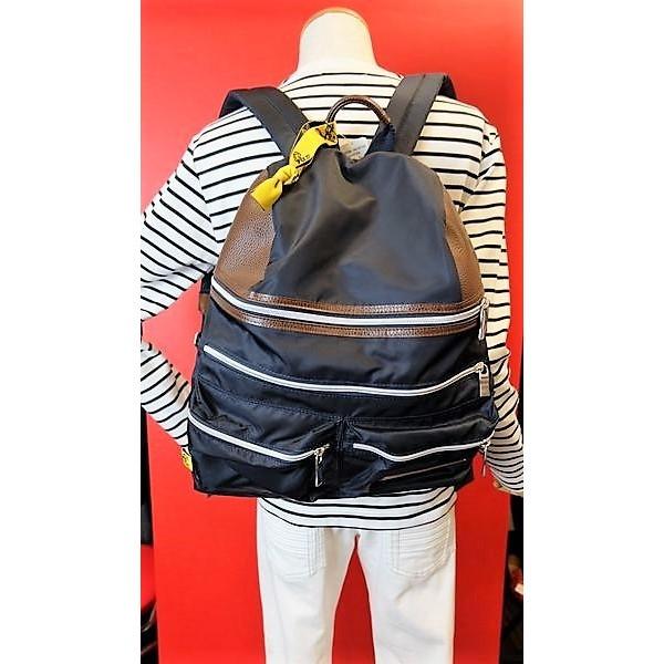 セール３０％ＯＦＦ GIACOMO VALENTINI インポート リュックサック ネイビー イタリア製 ジャコモバレンティーニ