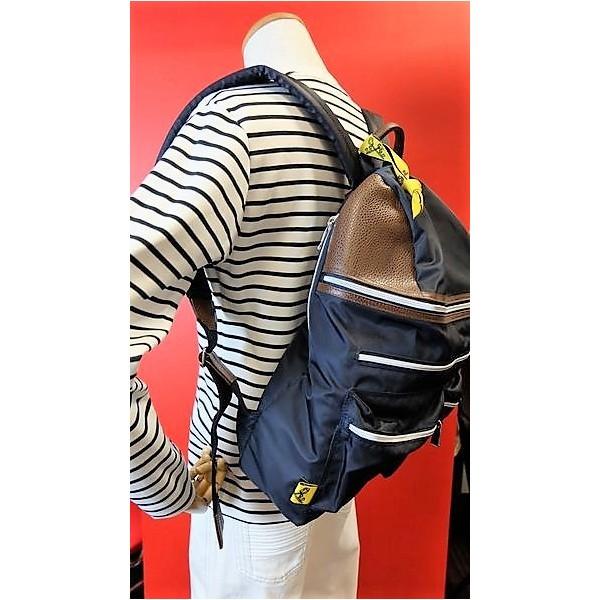 セール３０％ＯＦＦ GIACOMO VALENTINI インポート リュックサック ネイビー イタリア製 ジャコモバレンティーニ