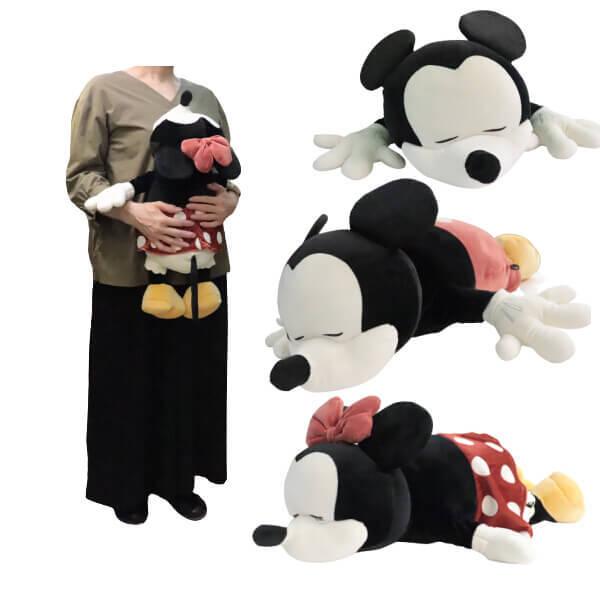 可愛い寝顔 ミッキーマウス ミニーマウス 抱きまくら Mサイズ 60cm ぬいぐるみ ディズニー コレクション モチハグ りぶはあと オリジナル ギフトに お取り寄せ品 012 21 エヌ ショッピング 仲見世商店街 通販 Yahoo ショッピング