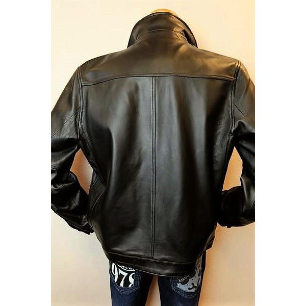 CASTELBAJAC / レザージャケット・ブルゾン/XXL/レザー/BLK CASTELBAJAC セール50％OFF カステルバジャック レザーブルゾン