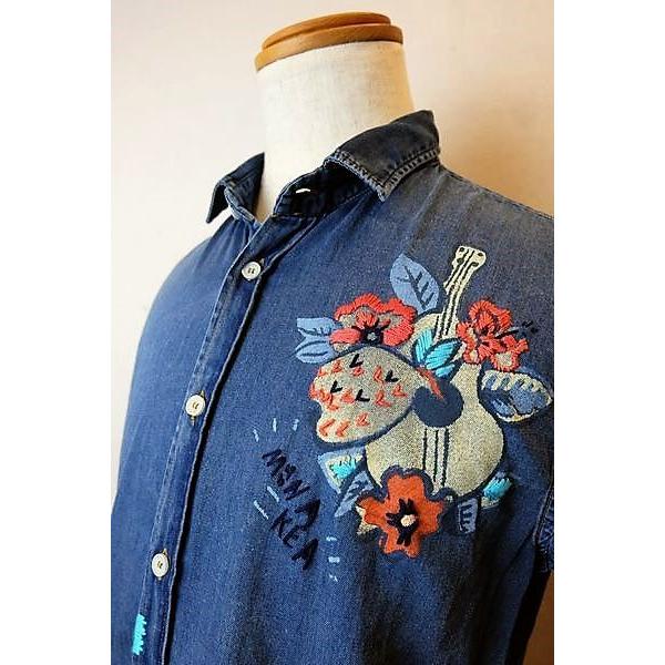 セール35％OFF BOB ボブ デニムシャツ ブルー 春夏インポート品