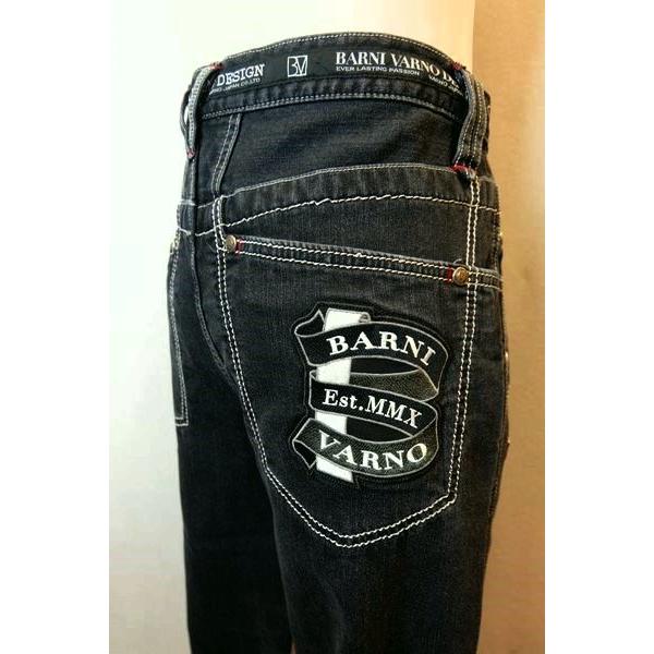 セール30％OFF バーニヴァーノ BARNIVARNO ジーンズ ブラック  