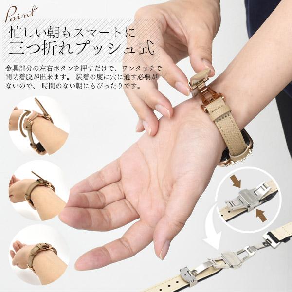 アップルウォッチ バンド ベルト 本皮レザー 本革 ワンタッチ装着 Apple Watch おしゃれ  男性 女性 38/40/41mm 42/44/45/49mm | ブランド登録なし | 06