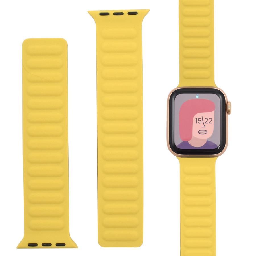 アップルウォッチ バンド ベルト マグネット式 シリコン Apple Watch おしゃれ 男性 女性 兼用 リバーシブル M/Lサイズ | ブランド登録なし | 05