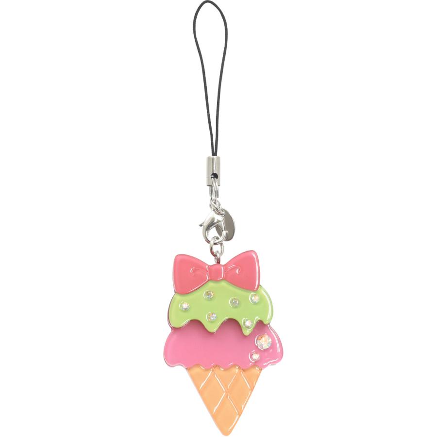 キーホルダー アイスクリーム スイーツ アクリル スマホストラップ