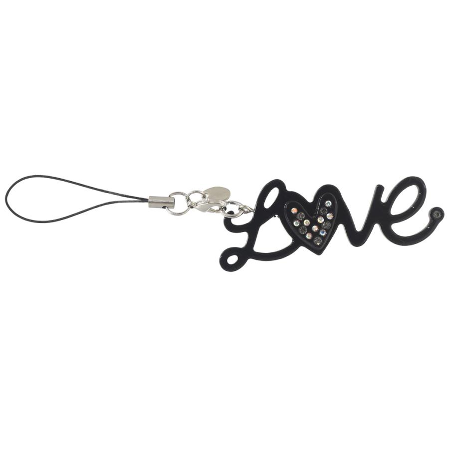 キーホルダー LOVE 文字 かわいい アクリル スマホストラップ バッグ