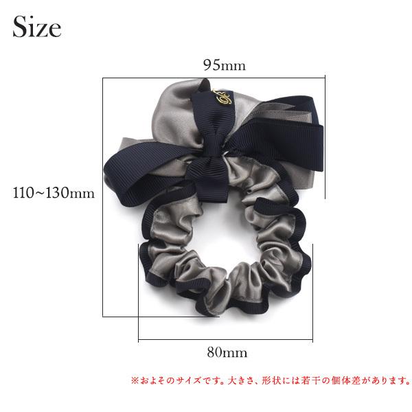 シュシュ リボンシュシュ 大きめ かわいい おしゃれ アクセサリー