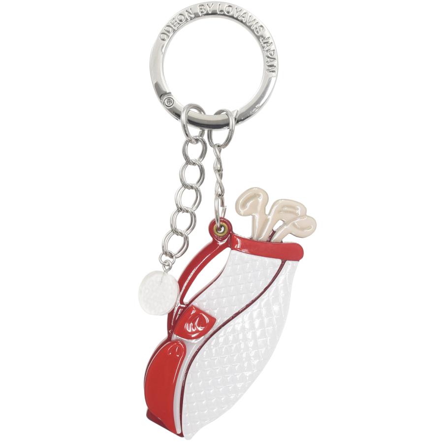 バッグチャーム ゴルフバッグ アクリルキーホルダー かわいい